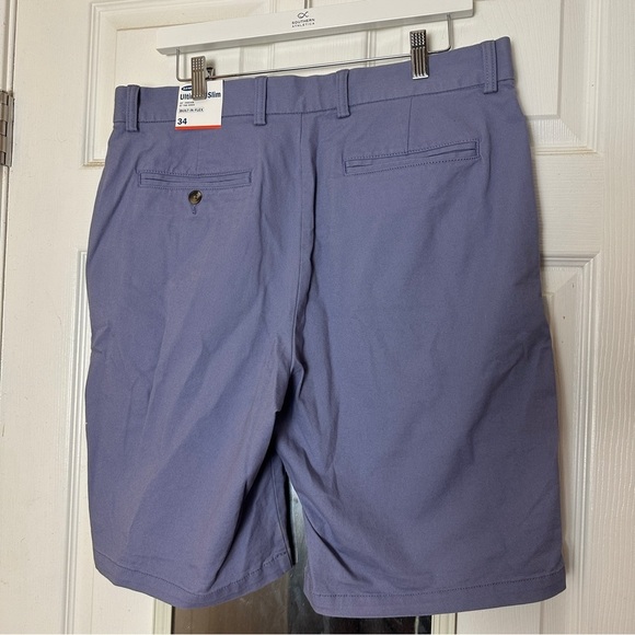 NEW Old Navy Purple Ultimate Slim Chino Shorts Men Size 34 - Picture 4 of 4